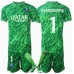 Tanie Strój piłkarski Paris Saint-Germain Gianluigi Donnarumma #1 Bramkarskie Koszulka Podstawowej dla dziecięce 2024-25 Krótkie Rękawy (+ szorty)